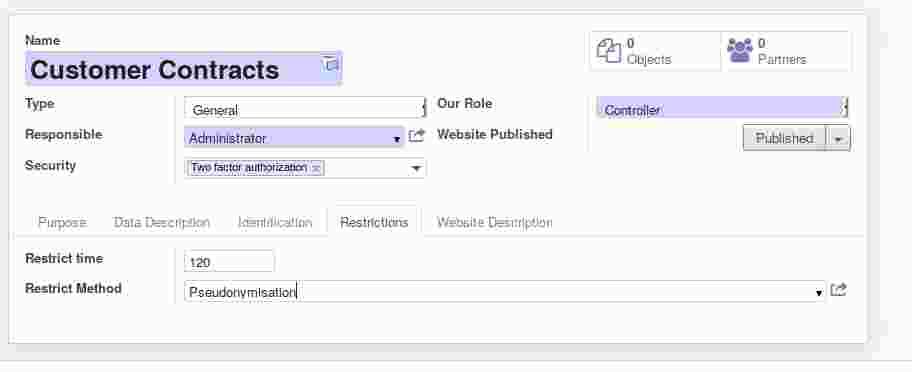 Odoo text and image block